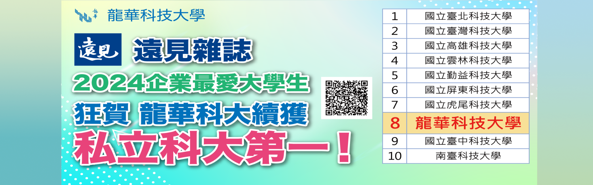 半導體工程系宣傳照片(為圖宣傳龍華為2023企業最愛大學生排名私立科大第一示意圖)